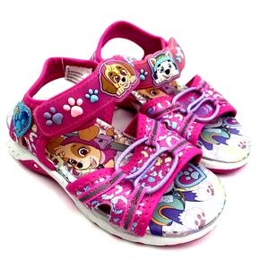 Paw Patrol Sandals Size 8 Light Up Girls Shoes Pink Children Kids Footwear